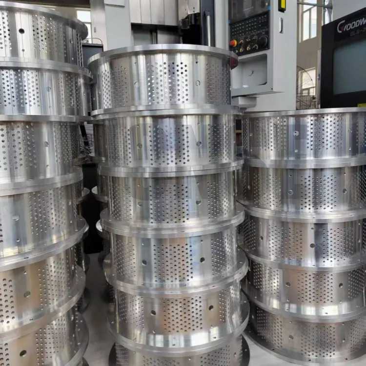 Cincin pekeliling pemesinan aluminium mati dengan produktiviti yang tinggi