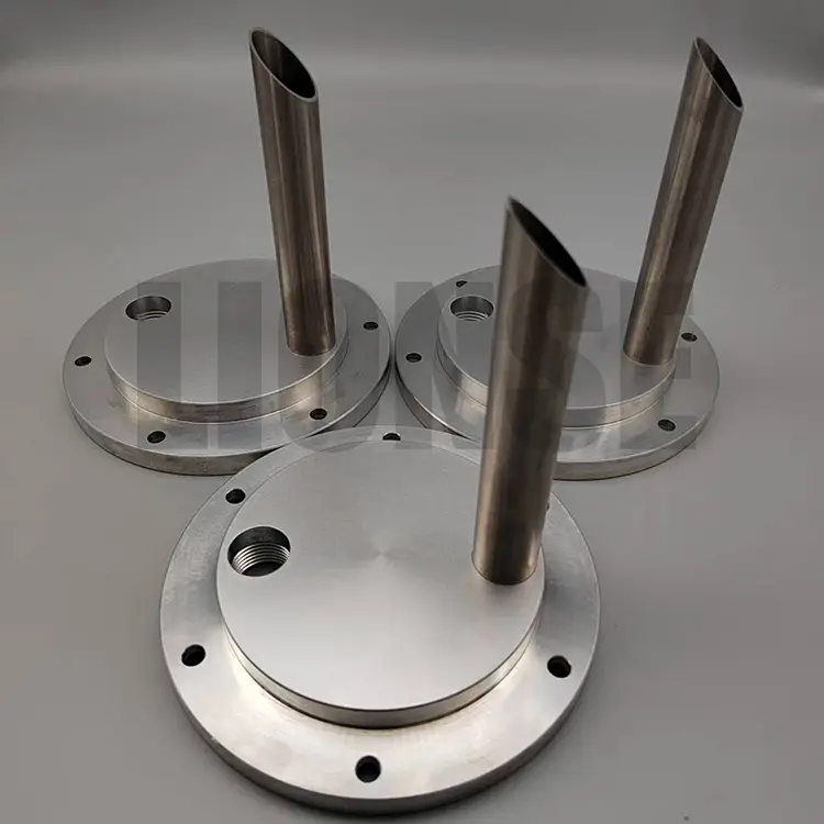 Sokongan Pipa Vertikal Flange Aluminium